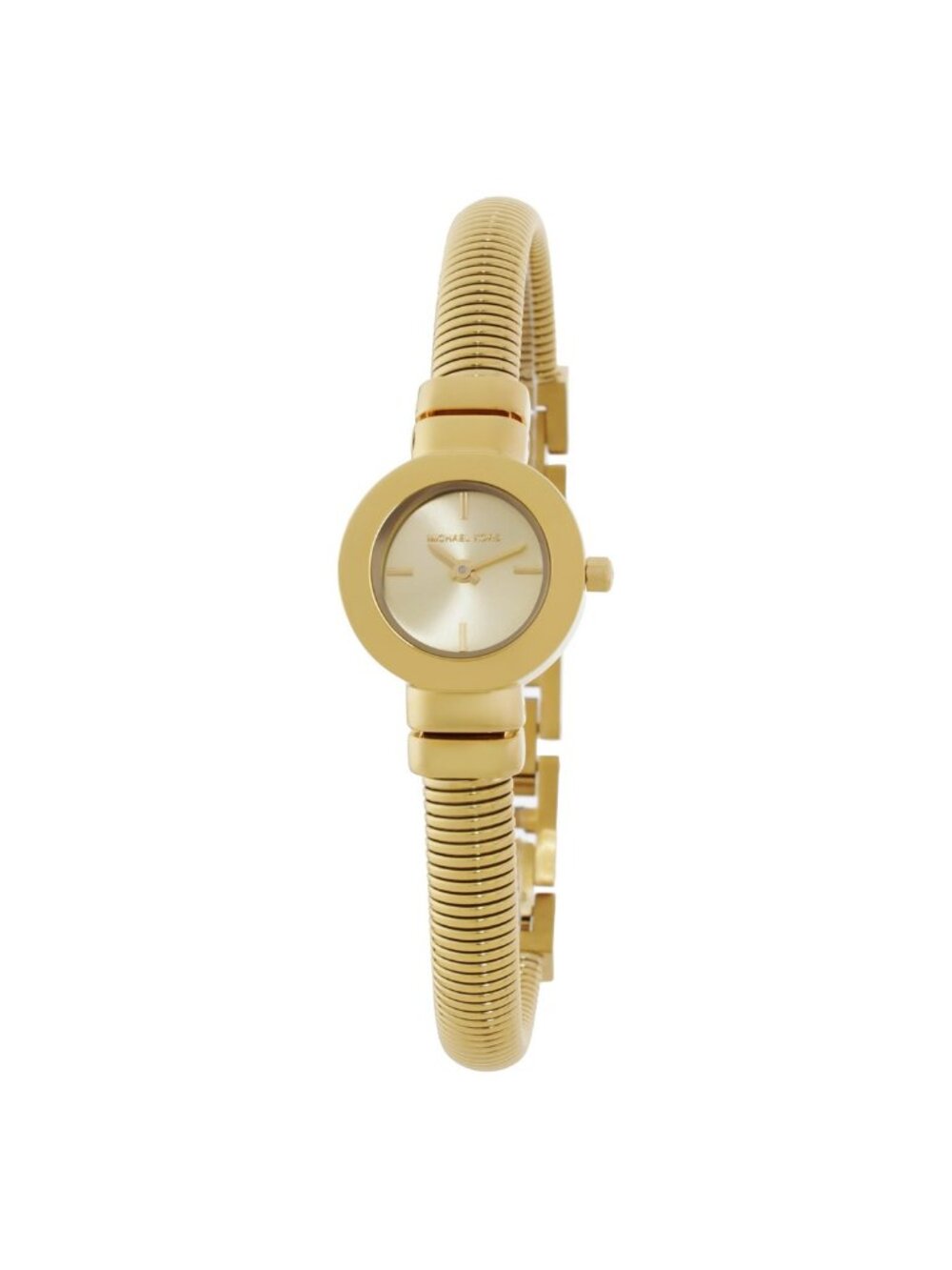 NWT Michael Kors Mini Gramercy Quartz Gold Dial Ladies Watch